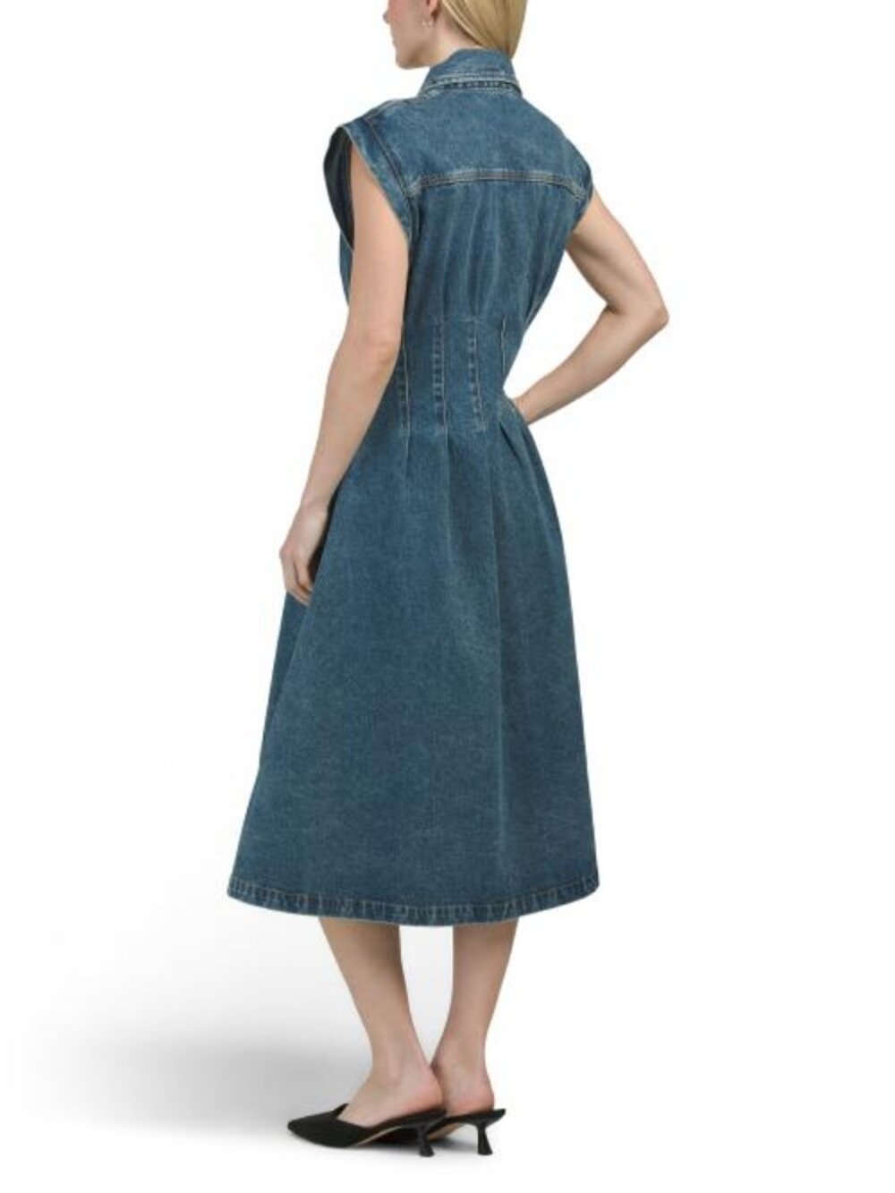HOUSE OF HARLOW 1960 Edie Denim Dress - Picture 2 of 6